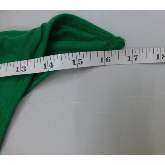 NWT Naked Wardrobe Green One Shoulder Cropped Top - Picture 11 of 11